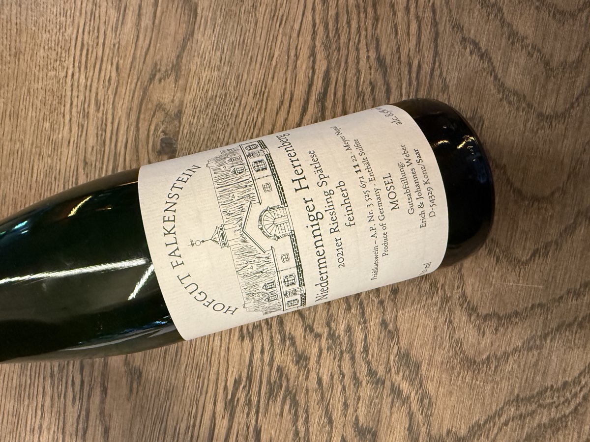 NIEDERMENNINGER HERRENBERG RIESLING SPAETLESE F.H. AP11 2021